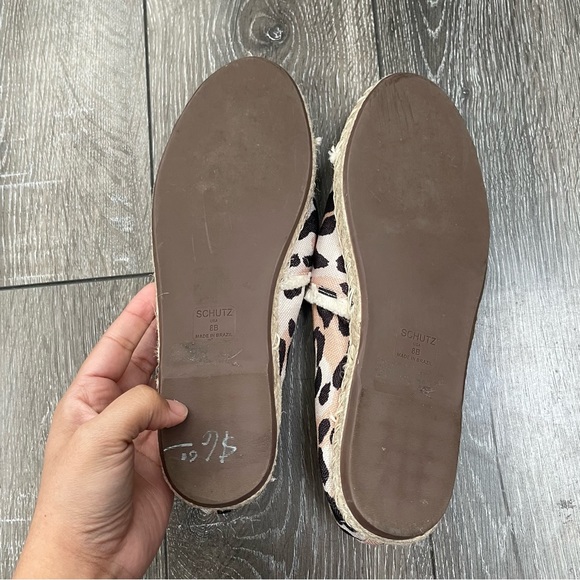 SCHUTZ ohanna printed multicolor canvas espadrille women’s 8 - Picture 5 of 8